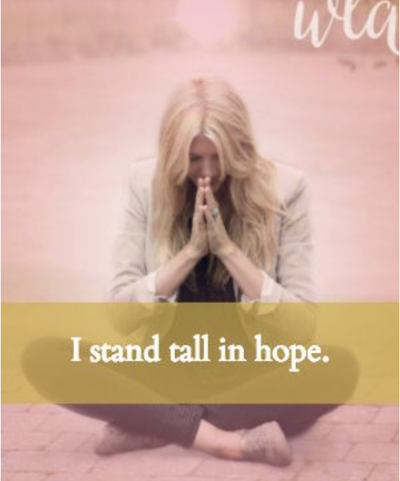 I Stand Tall in Hope