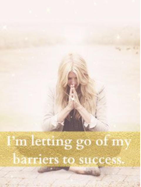 I’m Letting Go of My Barriers to Success